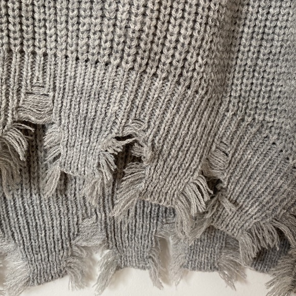 Gray Girls Sweater - Picture 4 of 6